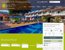 Tablet Screenshot of galapagoshotelfiesta.com